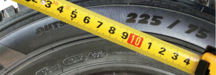 Размерность шин – таблица зависимости ширины шины легкового автомобиля от посадочной ширины колесного диска